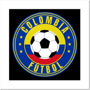 Colombia Futbol Posters and Art